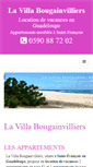 Mobile Screenshot of la-villa-bougainvilliers.com